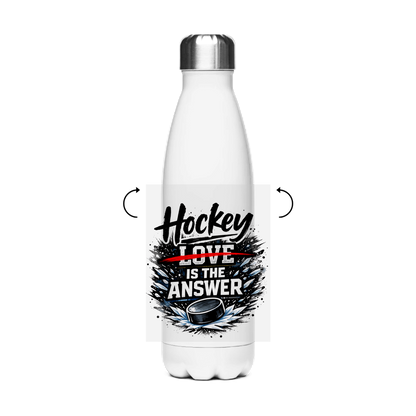 Edelstahl-Thermoflasche HOCKEY IS THE ANSWER
