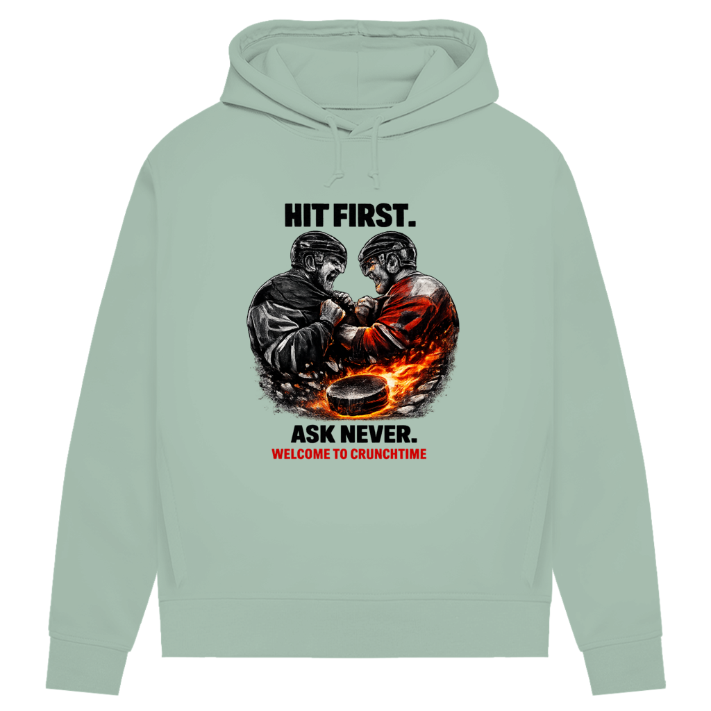 Damen Premium Hoodie CRUNCHTIME HIT FIRST