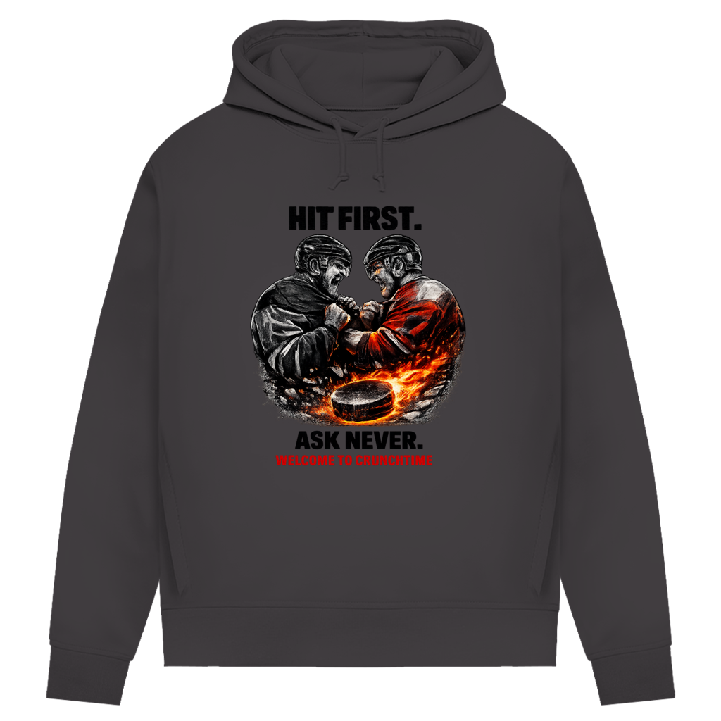 Damen Premium Hoodie CRUNCHTIME HIT FIRST