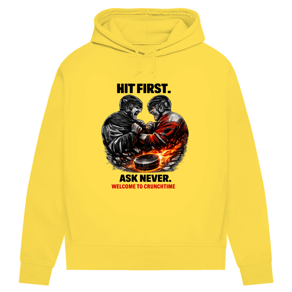 Damen Premium Hoodie CRUNCHTIME HIT FIRST