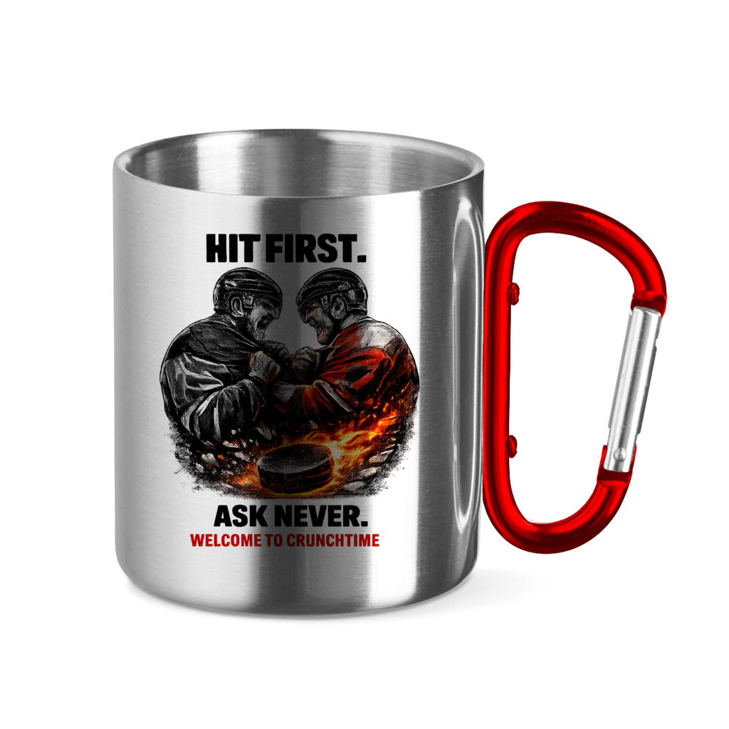 Edelstahltasse CRUNCHTIME HIT FIRST