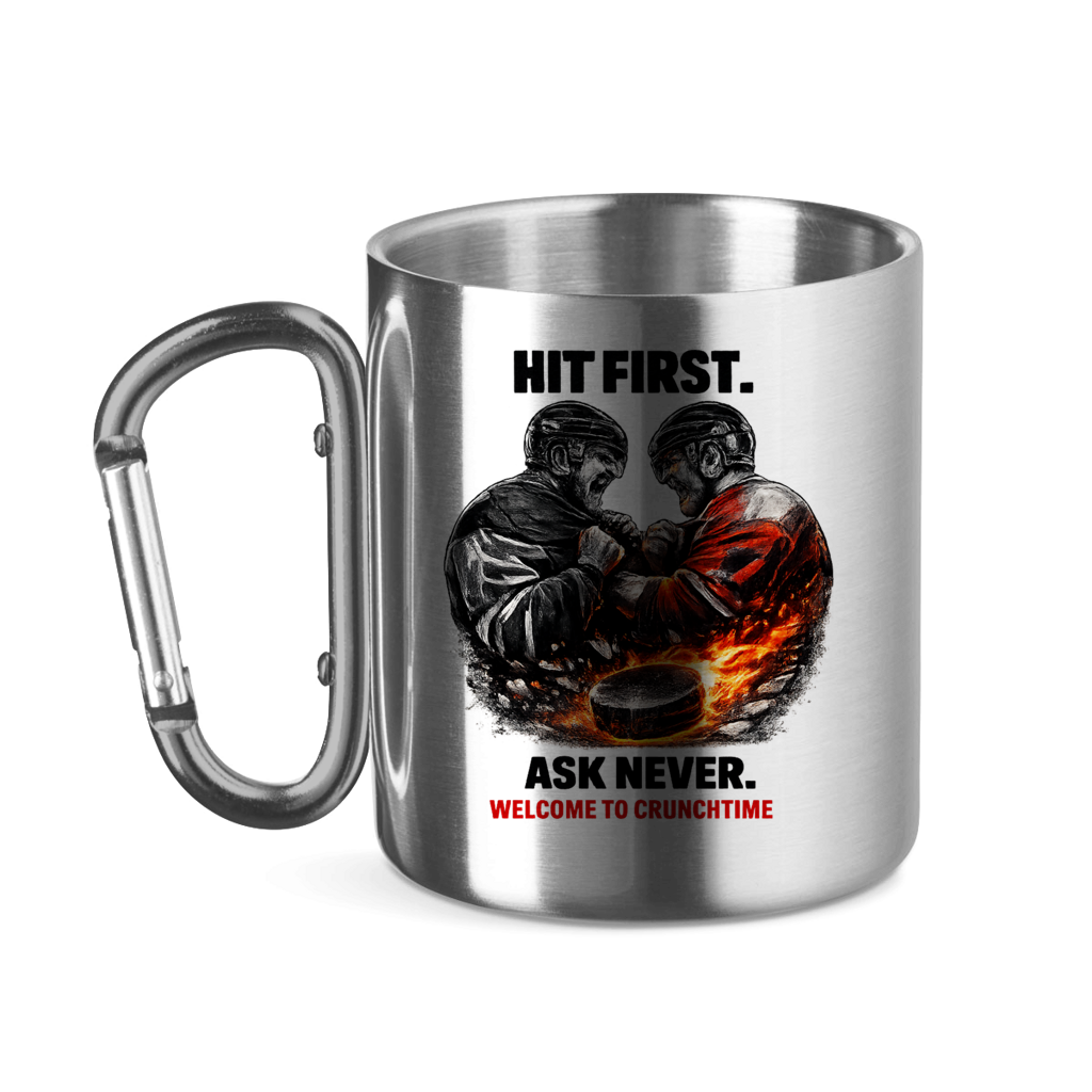 Edelstahltasse CRUNCHTIME HIT FIRST
