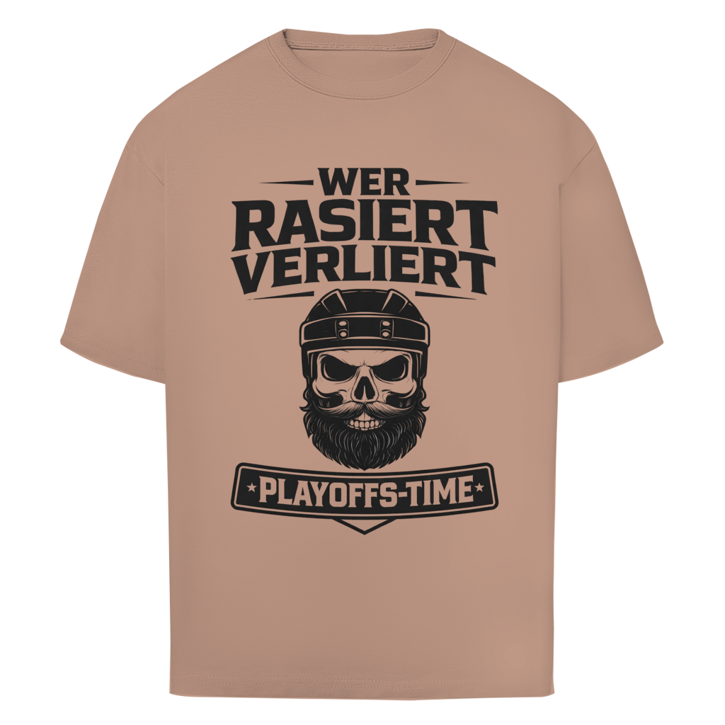 Oversize T-Shirt PLAYOFFS WER RASIERT VERLIERT