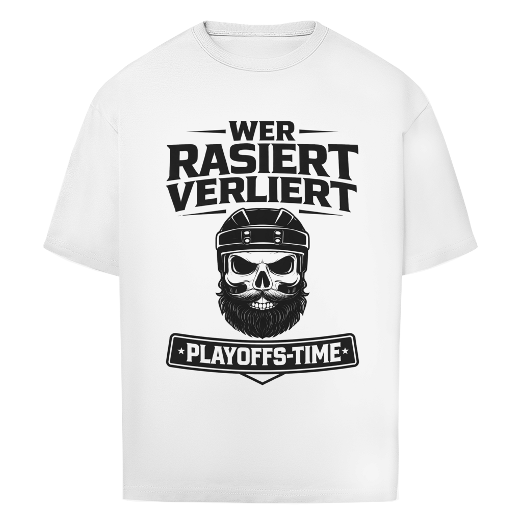 Oversize T-Shirt PLAYOFFS WER RASIERT VERLIERT