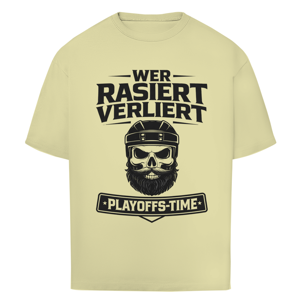 Oversize T-Shirt PLAYOFFS WER RASIERT VERLIERT