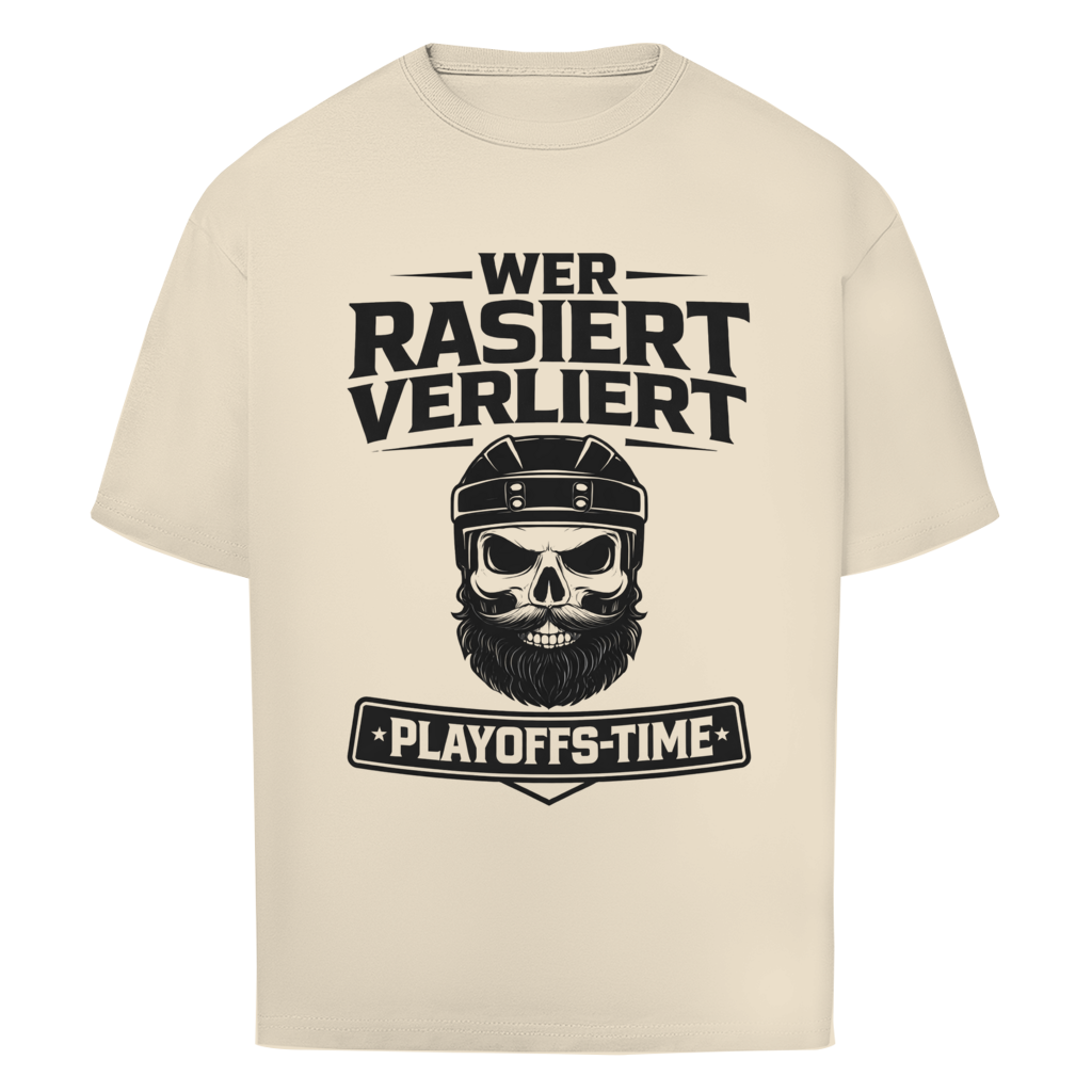 Oversize T-Shirt PLAYOFFS WER RASIERT VERLIERT
