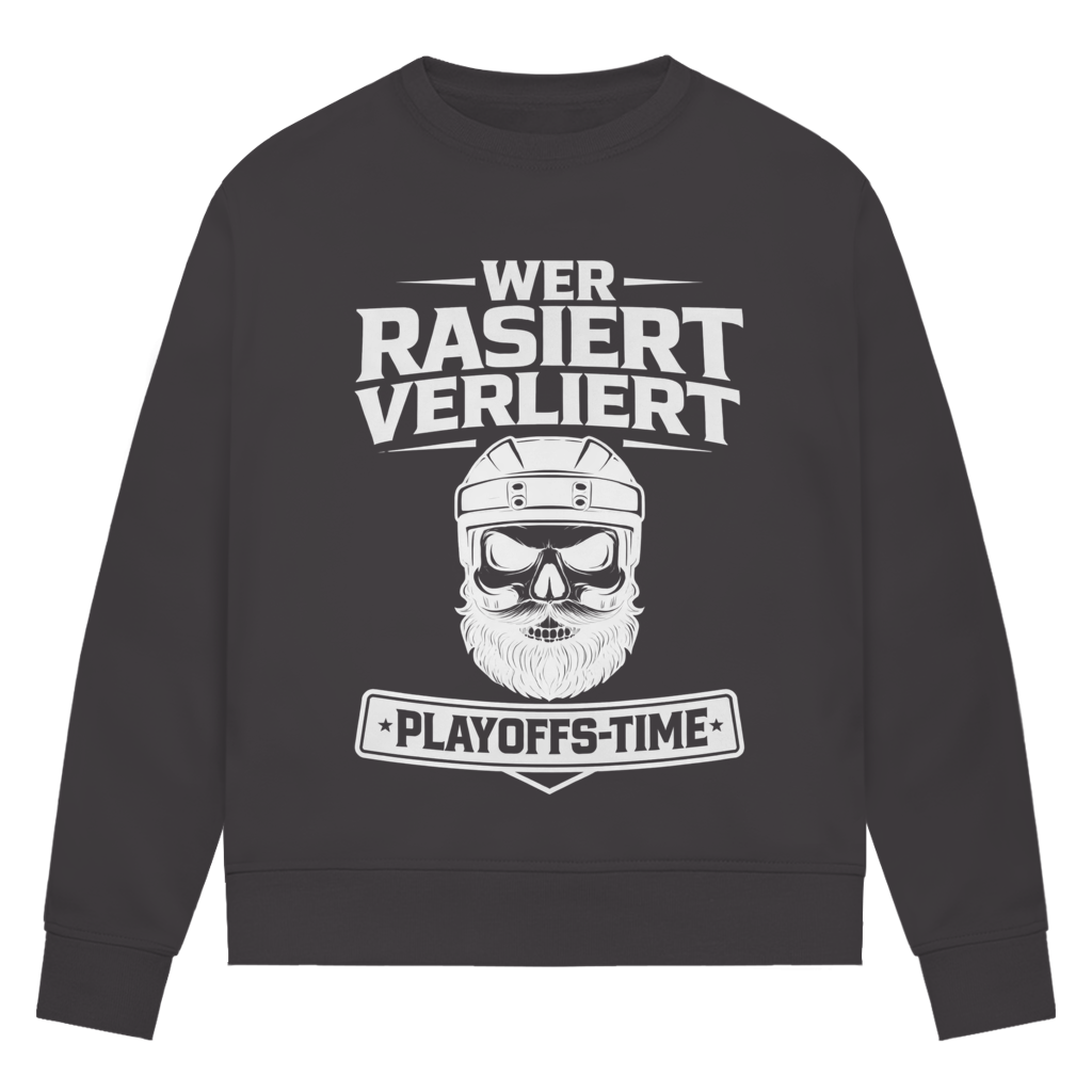 Ladies Sweatshirt PLAYOFFS WER RASIERT VERLIERT