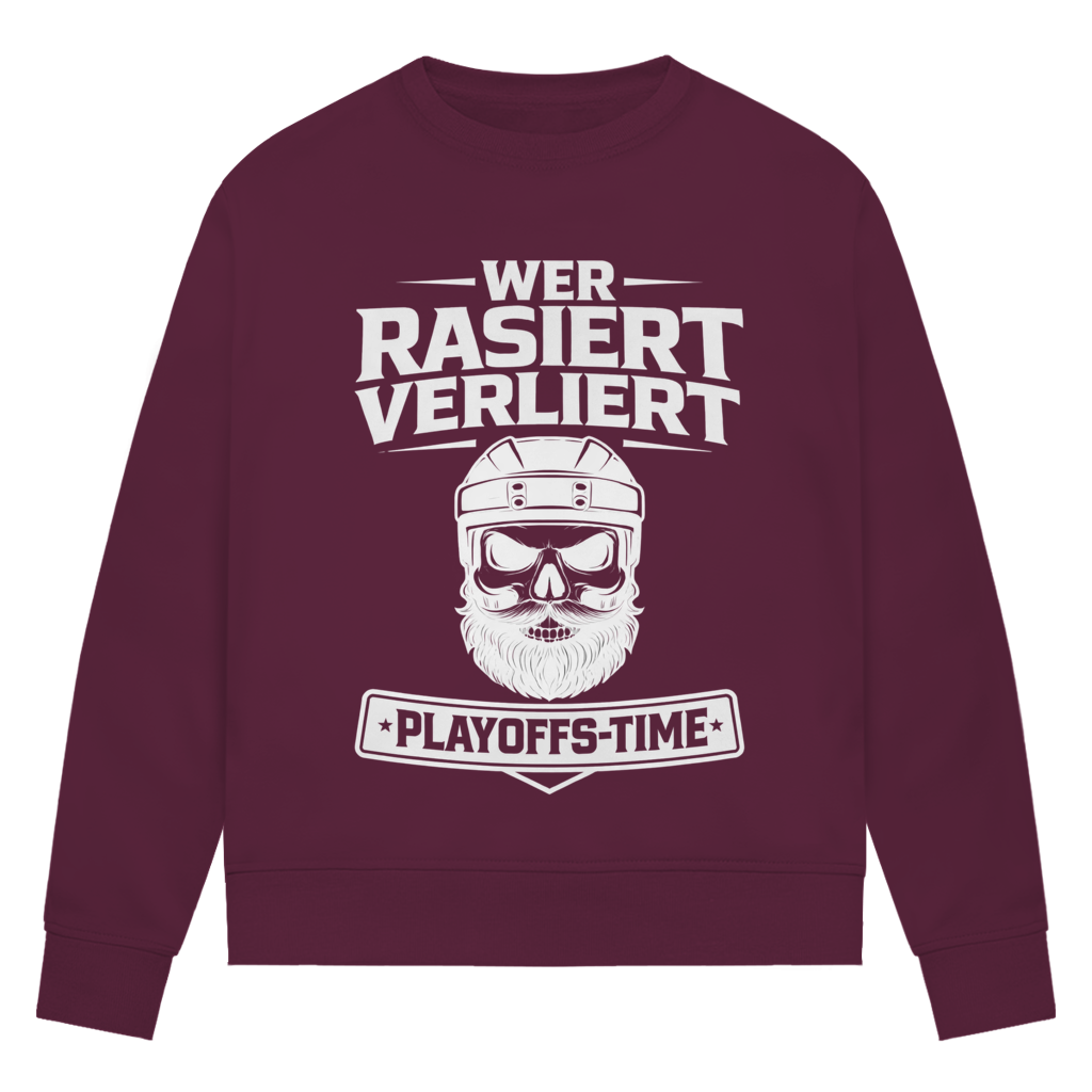 Ladies Sweatshirt PLAYOFFS WER RASIERT VERLIERT