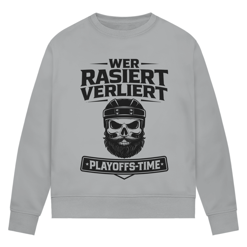 Ladies Sweatshirt PLAYOFFS WER RASIERT VERLIERT