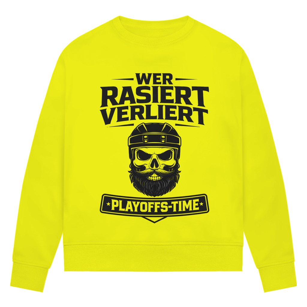 Ladies Sweatshirt PLAYOFFS WER RASIERT VERLIERT
