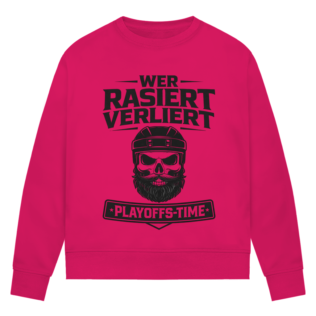 Ladies Sweatshirt PLAYOFFS WER RASIERT VERLIERT