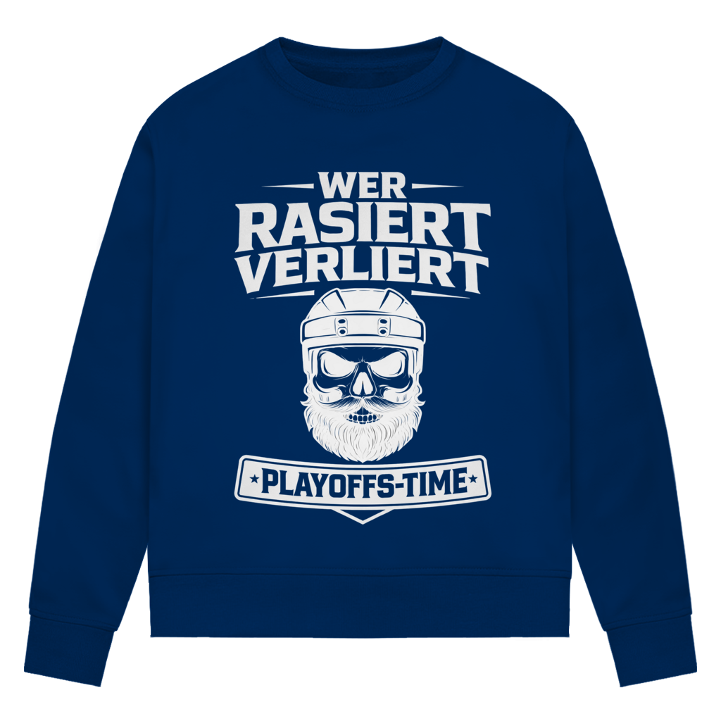 Ladies Sweatshirt PLAYOFFS WER RASIERT VERLIERT