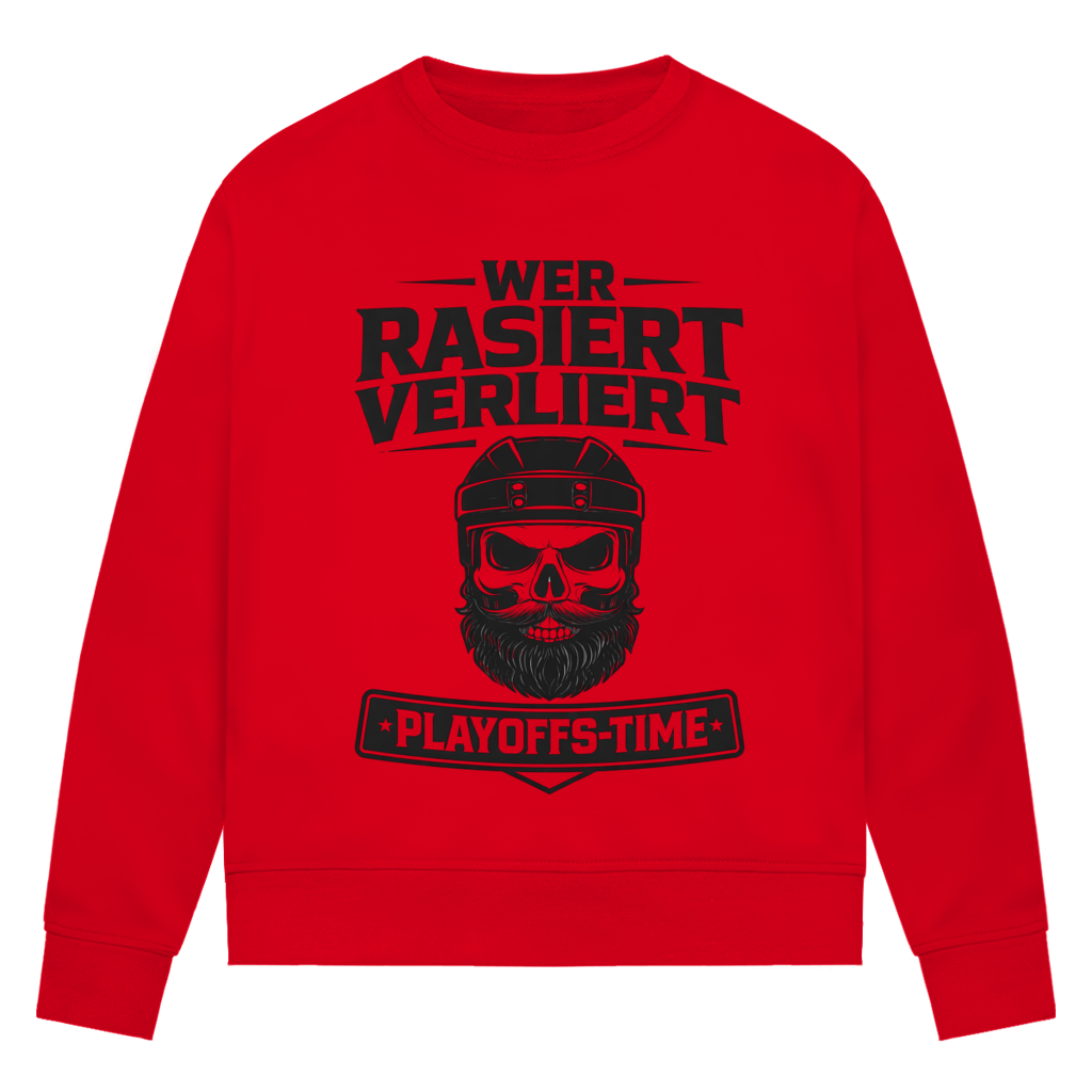 Ladies Sweatshirt PLAYOFFS WER RASIERT VERLIERT