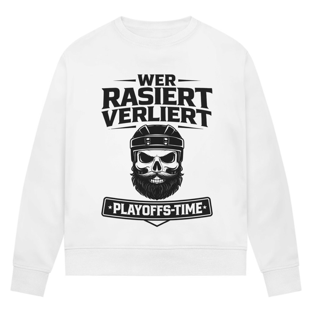 Ladies Sweatshirt PLAYOFFS WER RASIERT VERLIERT