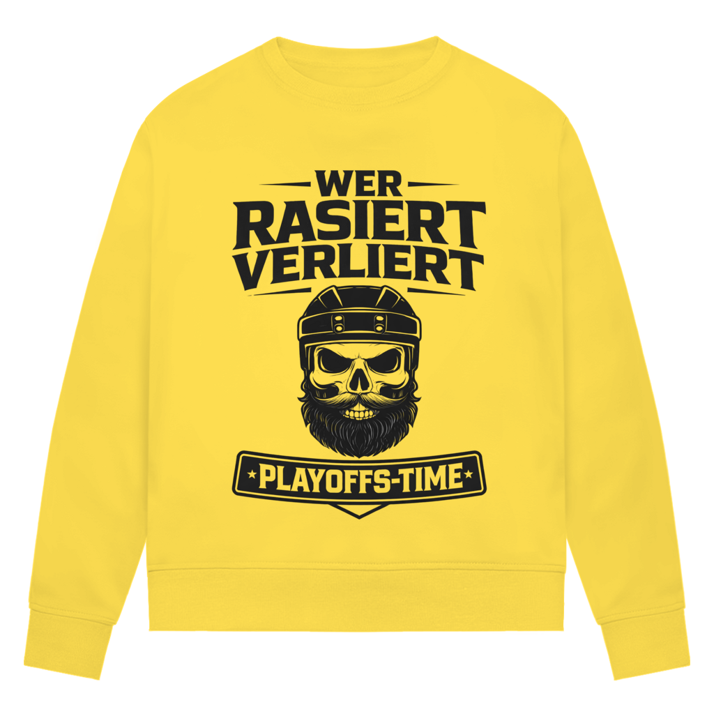 Ladies Sweatshirt PLAYOFFS WER RASIERT VERLIERT