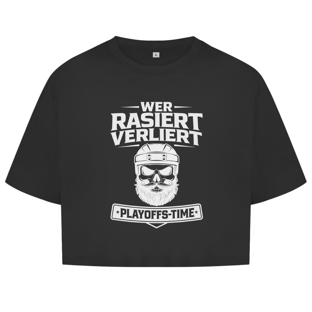 Ladies Crop Top PLAYOFFS WER RASIERT VERLIERT