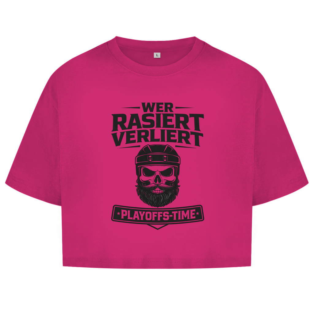Ladies Crop Top PLAYOFFS WER RASIERT VERLIERT