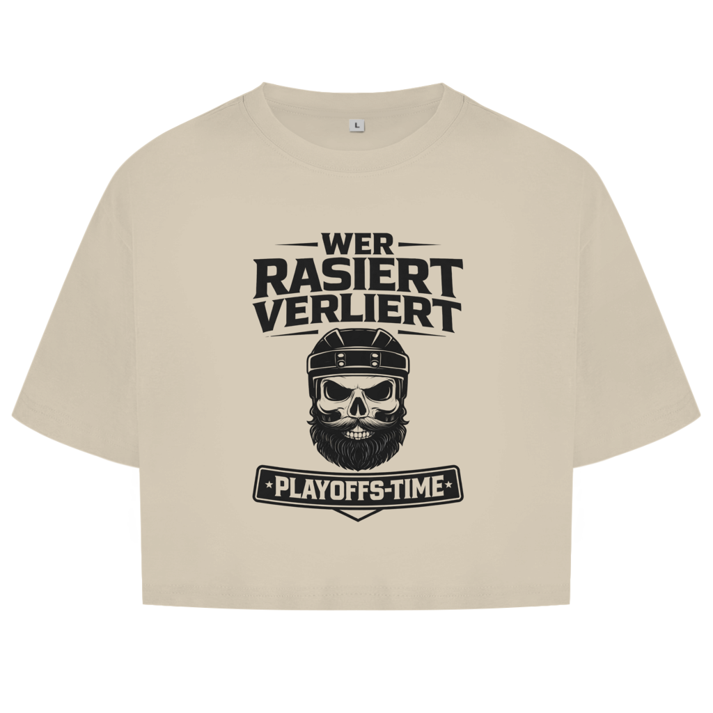 Ladies Crop Top PLAYOFFS WER RASIERT VERLIERT