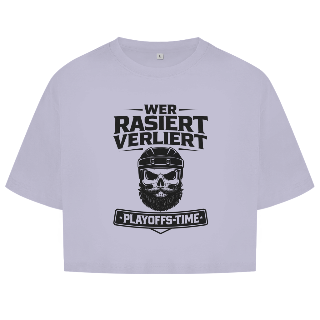 Ladies Crop Top PLAYOFFS WER RASIERT VERLIERT