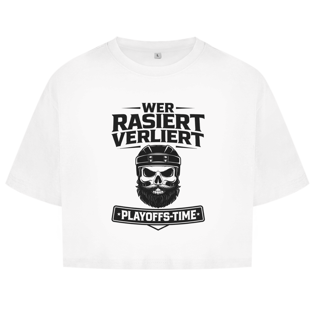 Ladies Crop Top PLAYOFFS WER RASIERT VERLIERT