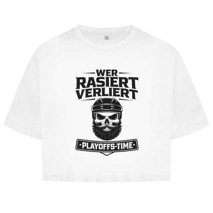Ladies Crop Top PLAYOFFS WER RASIERT VERLIERT