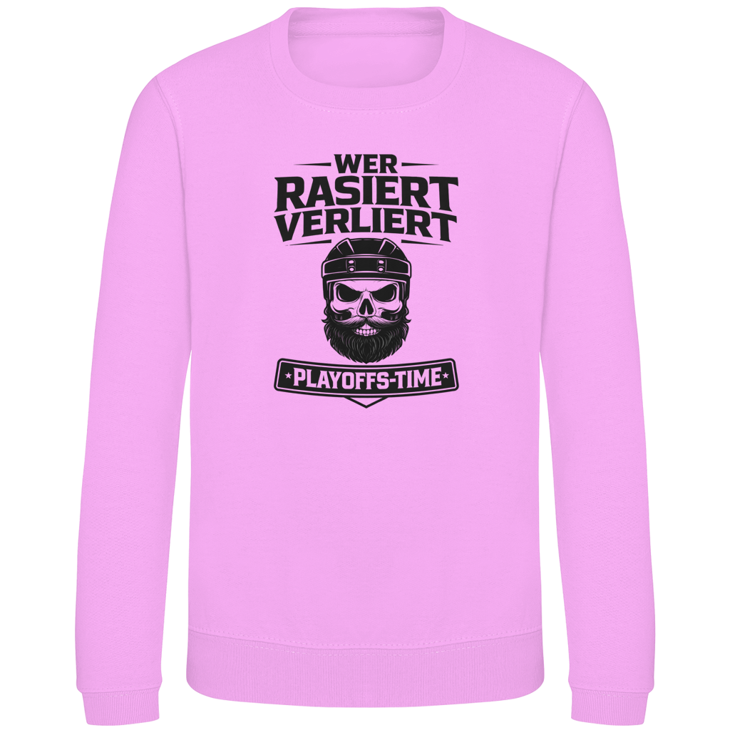 Kids Sweatshirt PLAYOFFS WER RASIERT VERLIERT