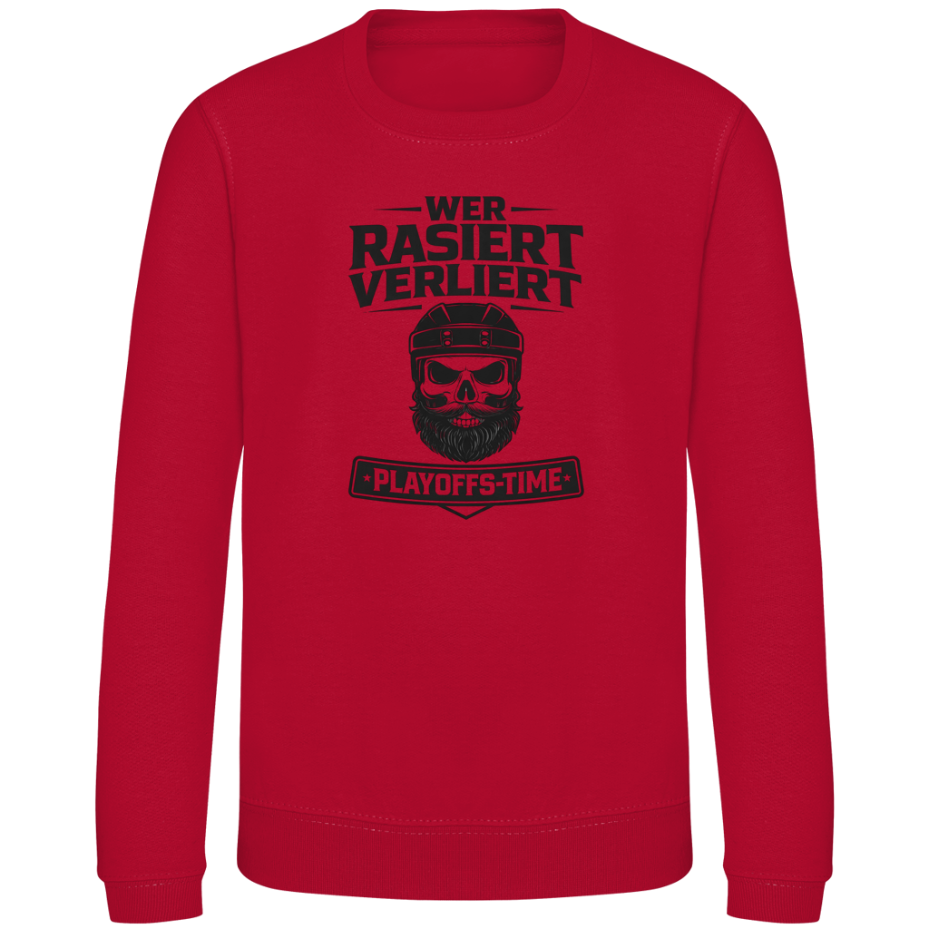 Kids Sweatshirt PLAYOFFS WER RASIERT VERLIERT