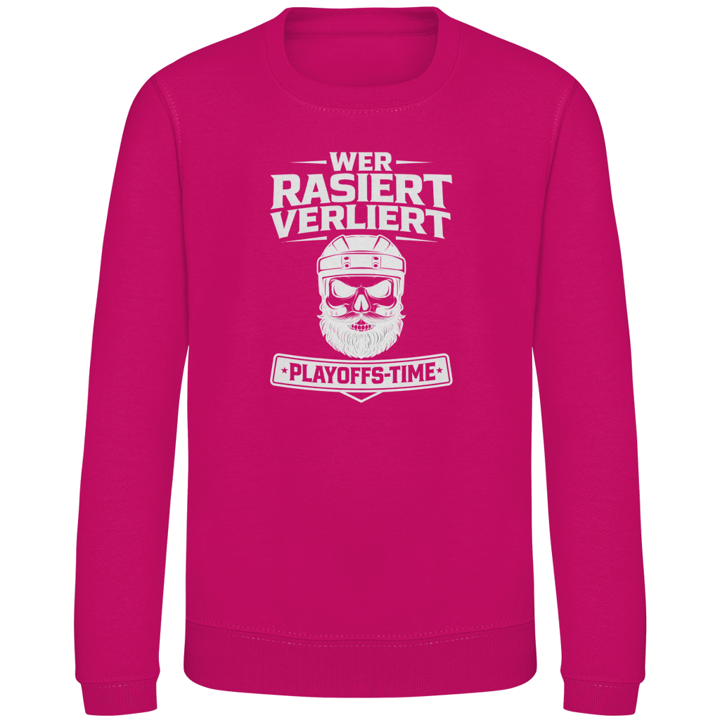 Kids Sweatshirt PLAYOFFS WER RASIERT VERLIERT
