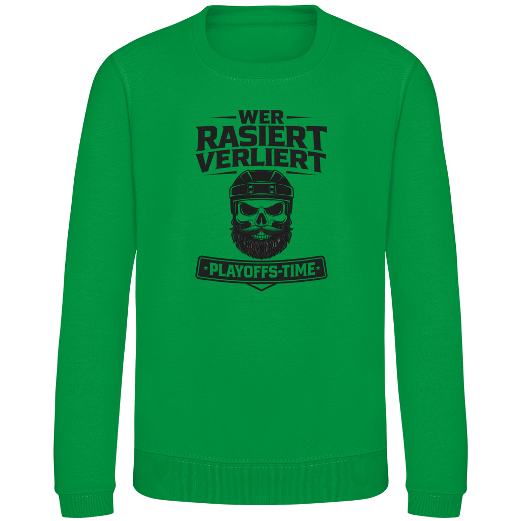 Kids Sweatshirt PLAYOFFS WER RASIERT VERLIERT