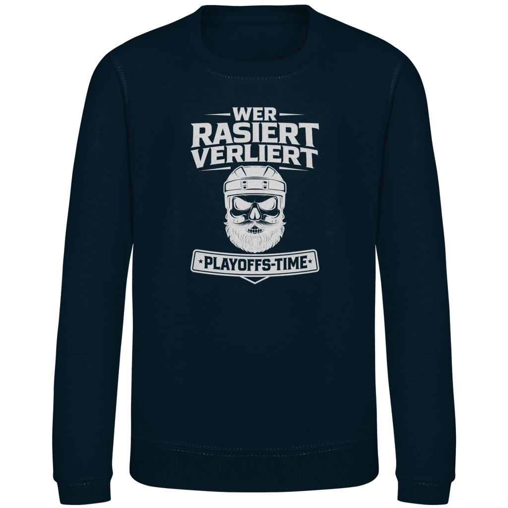Kids Sweatshirt PLAYOFFS WER RASIERT VERLIERT