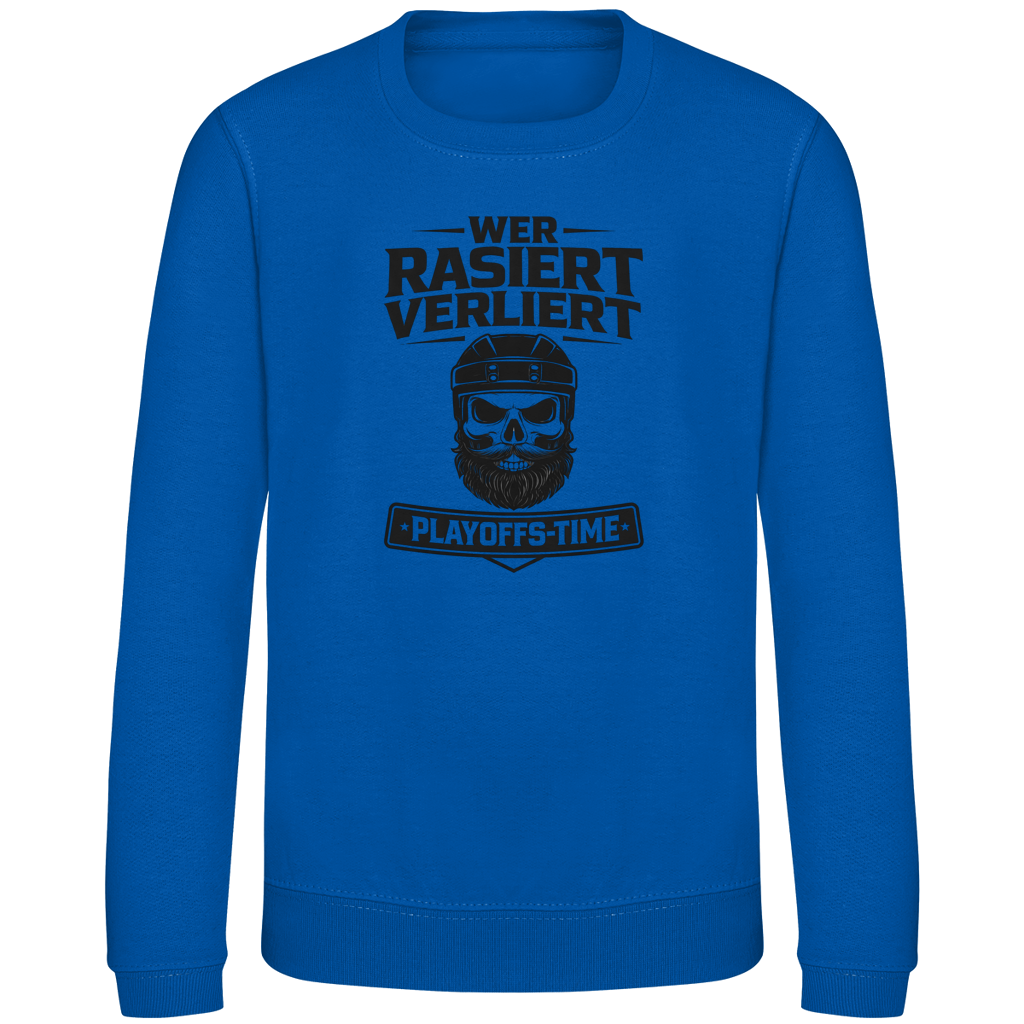 Kids Sweatshirt PLAYOFFS WER RASIERT VERLIERT
