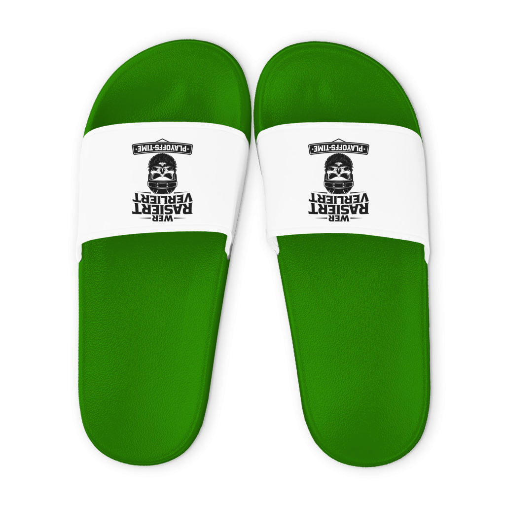 Badelatschen PLAYOFFS WER RASIERT VERLIERT