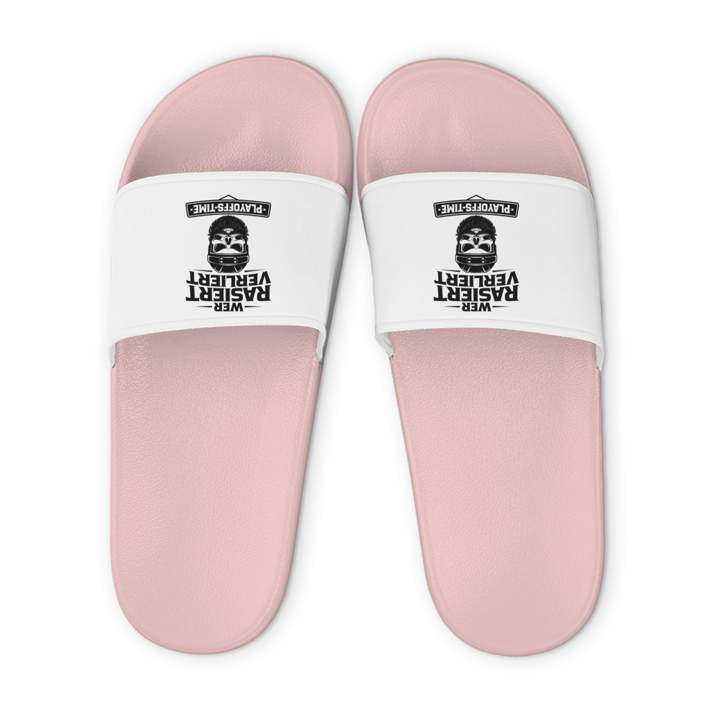 Badelatschen PLAYOFFS WER RASIERT VERLIERT