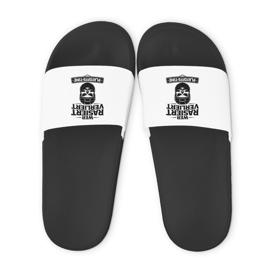 Badelatschen PLAYOFFS WER RASIERT VERLIERT