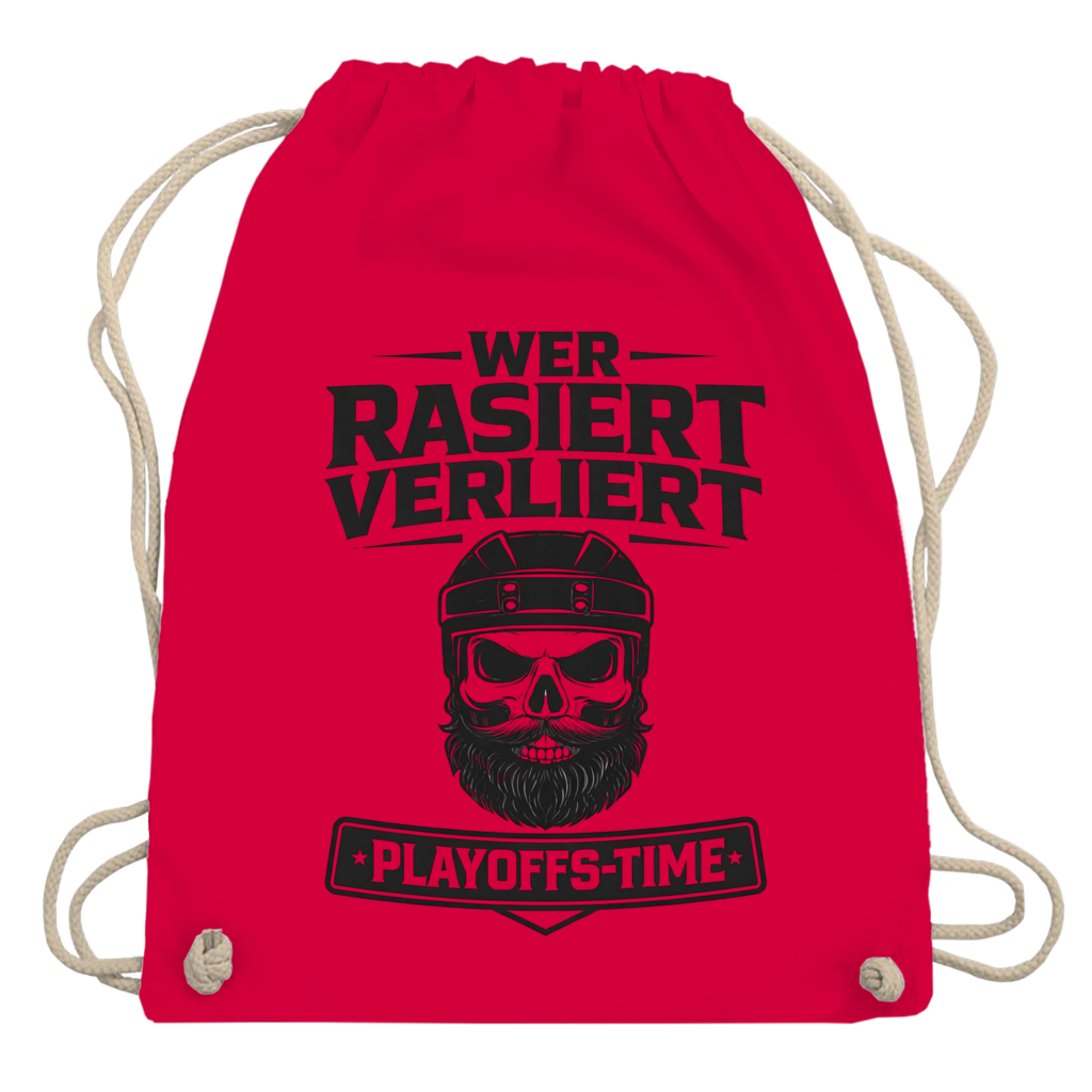 Turnbeutel PLAYOFFS WER RASIERT VERLIERT