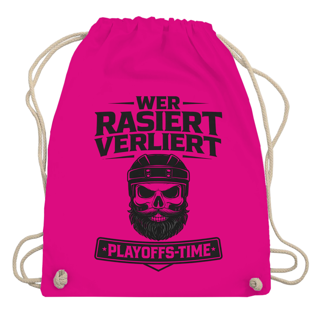 Turnbeutel PLAYOFFS WER RASIERT VERLIERT