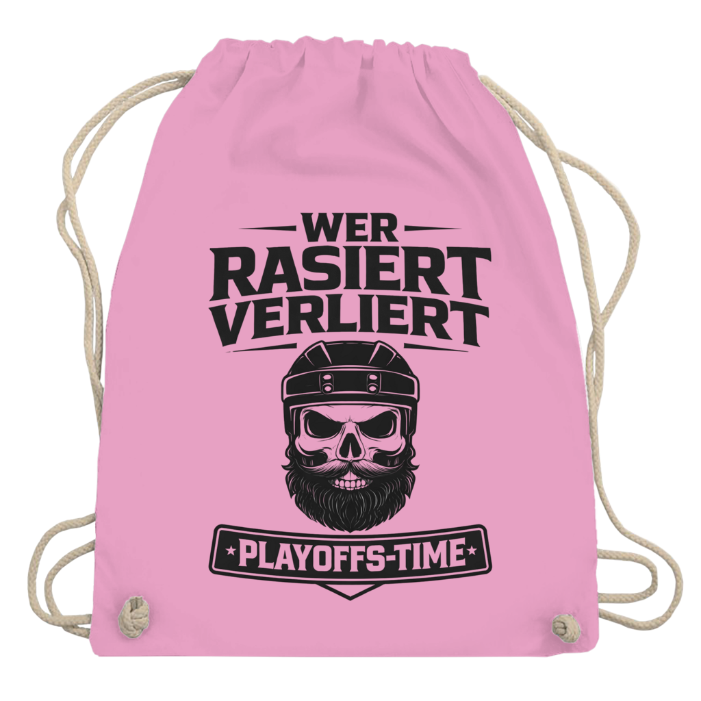 Turnbeutel PLAYOFFS WER RASIERT VERLIERT