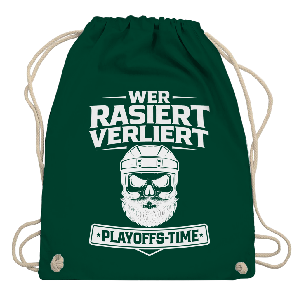 Turnbeutel PLAYOFFS WER RASIERT VERLIERT