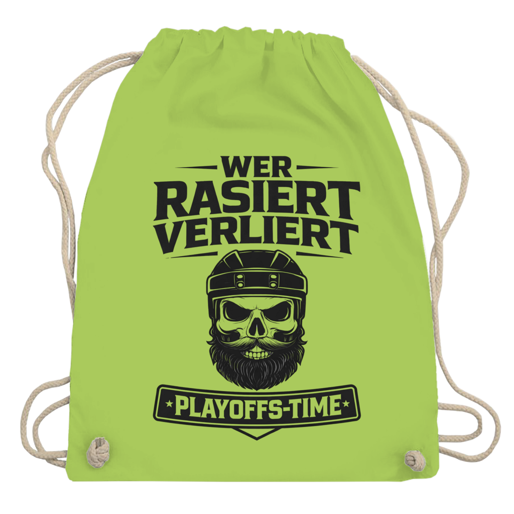 Turnbeutel PLAYOFFS WER RASIERT VERLIERT