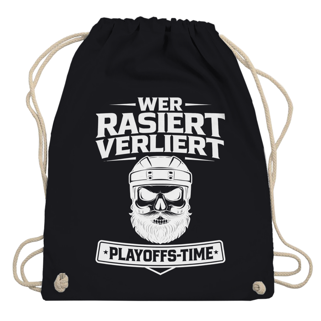 Turnbeutel PLAYOFFS WER RASIERT VERLIERT
