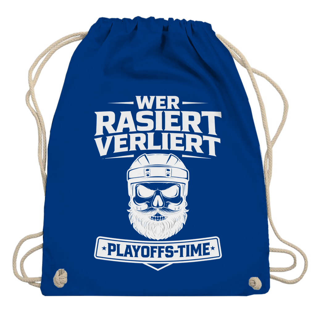 Turnbeutel PLAYOFFS WER RASIERT VERLIERT