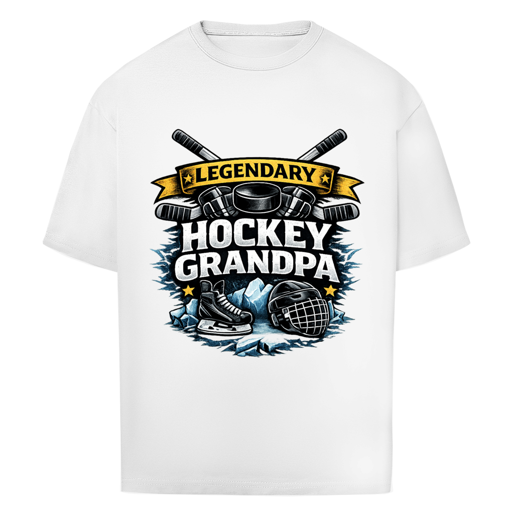 Oversize T-Shirt LEGENDARY HOCKEY GRANDPA