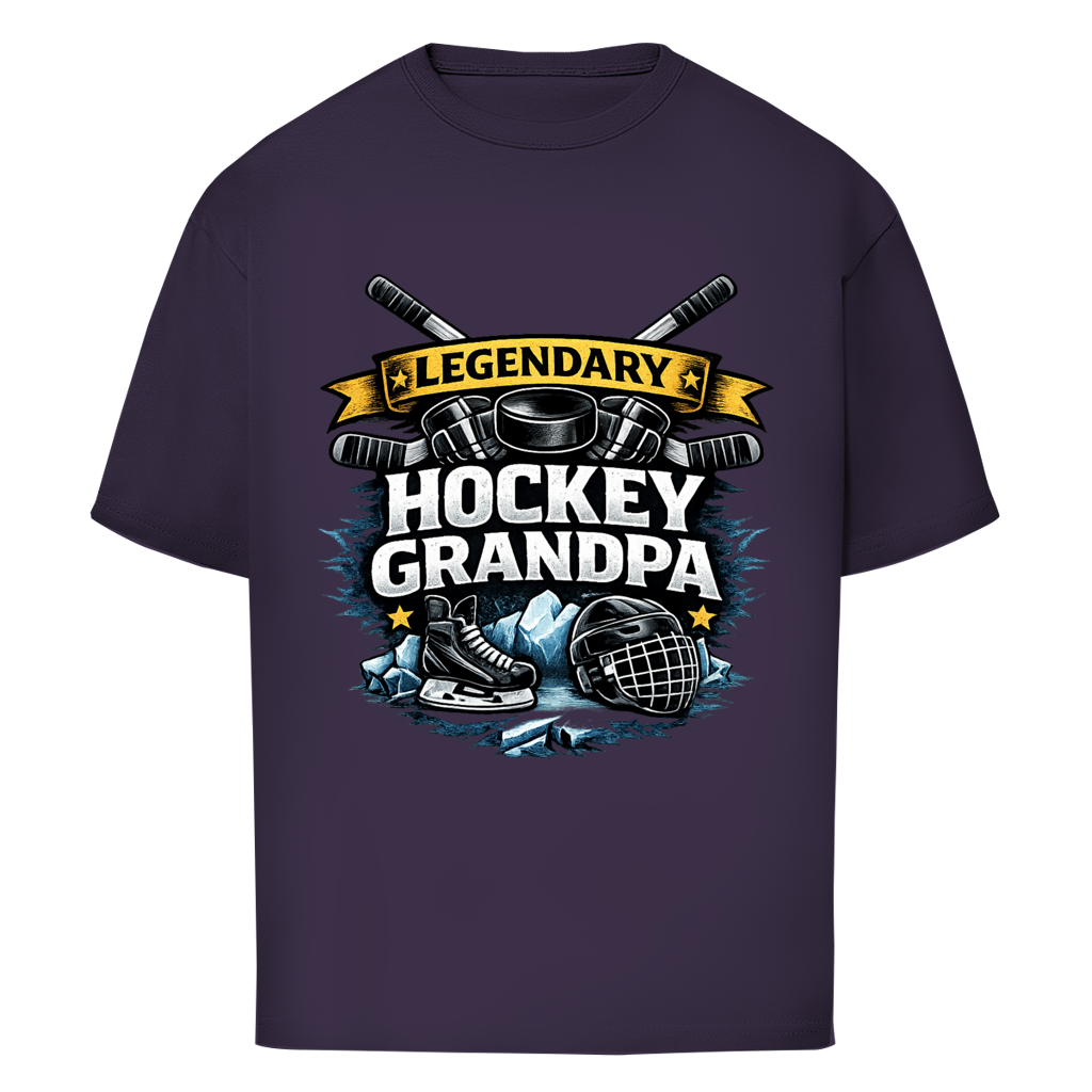 Oversize T-Shirt LEGENDARY HOCKEY GRANDPA