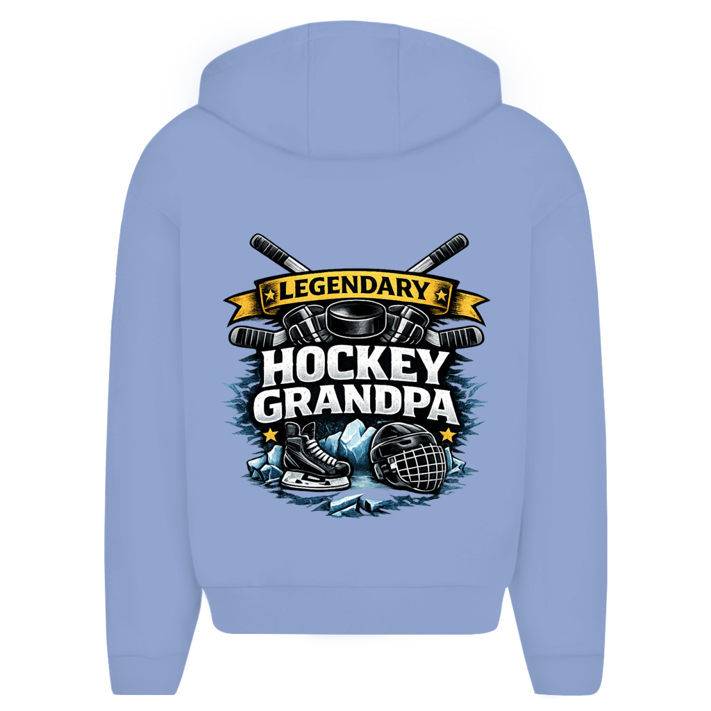 Oversize Zipper LEGENDARY HOCKEY GRANDPA (front&back)
