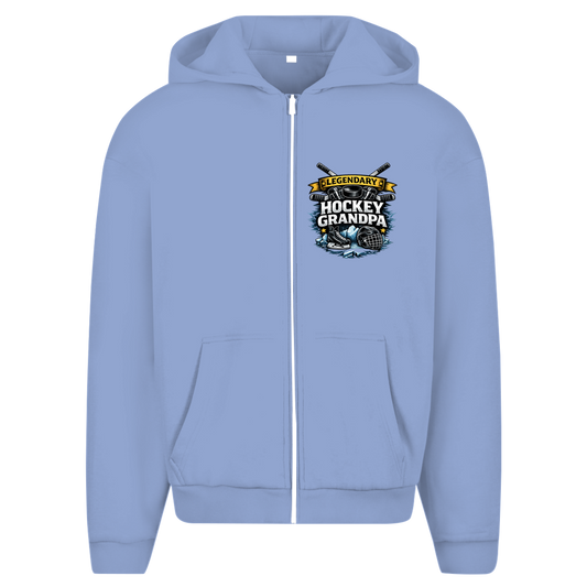 Oversize Zipper LEGENDARY HOCKEY GRANDPA (front&back)