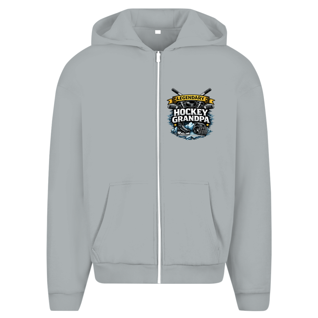 Oversize Zipper LEGENDARY HOCKEY GRANDPA (front&back)