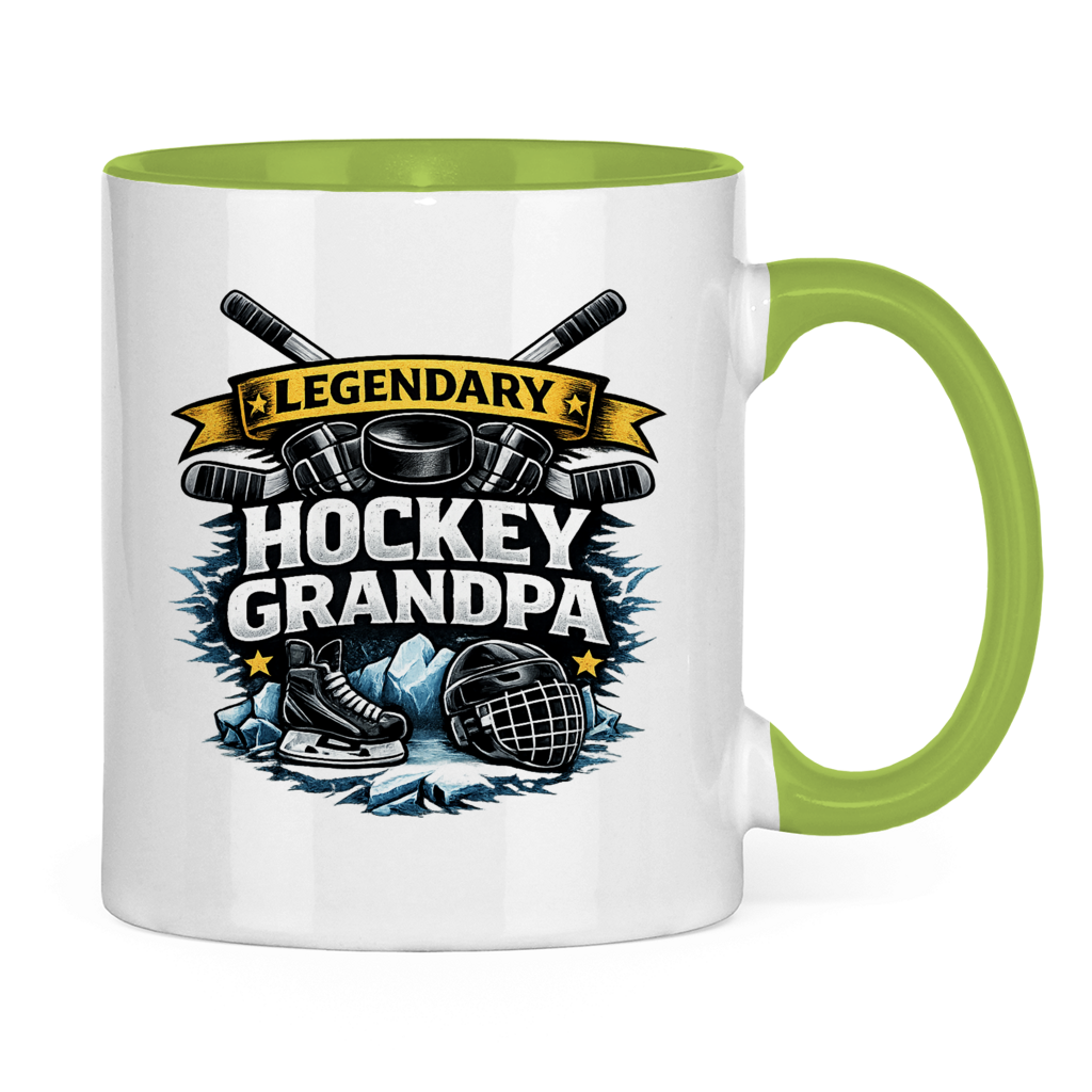Tasse zweifarbig LEGENDARY HOCKEY GRANDPA