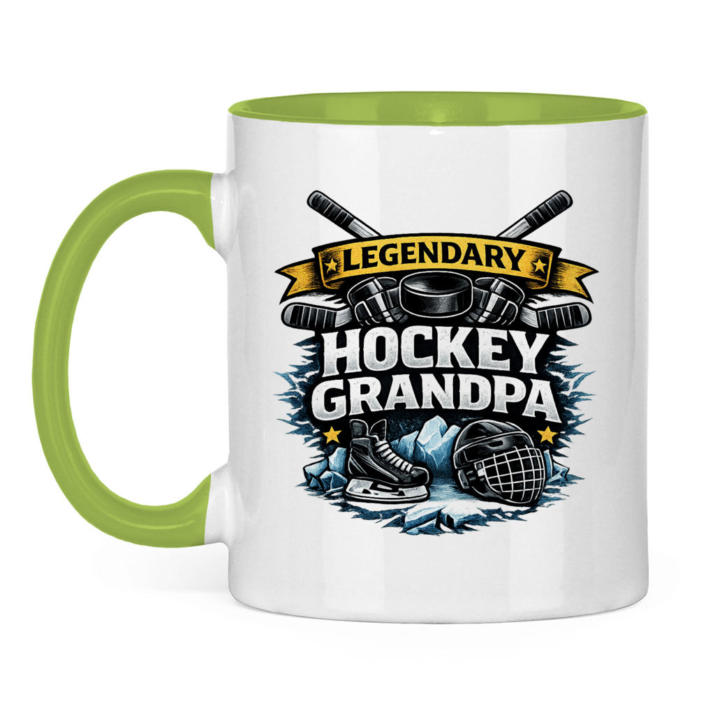 Tasse zweifarbig LEGENDARY HOCKEY GRANDPA
