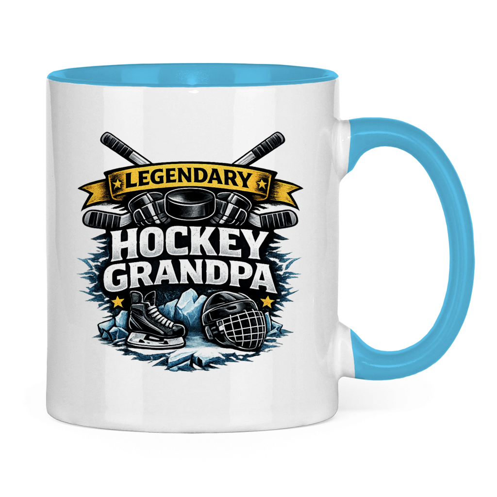 Tasse zweifarbig LEGENDARY HOCKEY GRANDPA