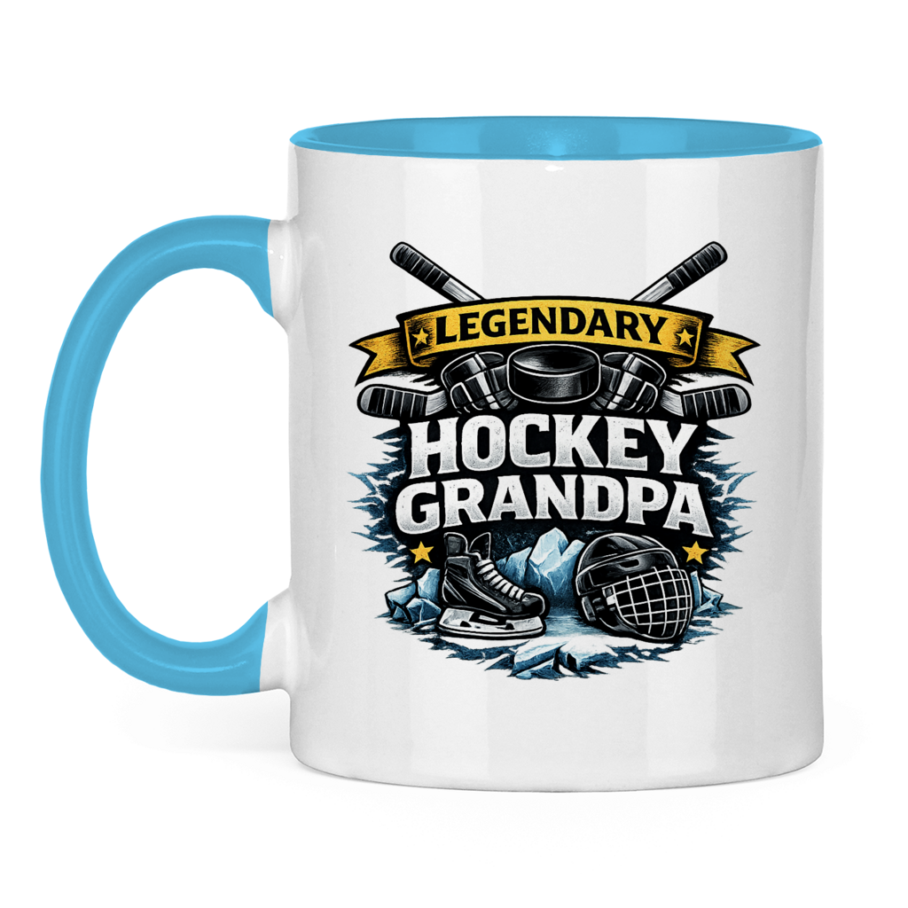 Tasse zweifarbig LEGENDARY HOCKEY GRANDPA